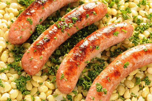 Saucisses de porc de Toulouse IGP SUD-OUEST et sel de Salies de Béarn - 4x125g (500g)