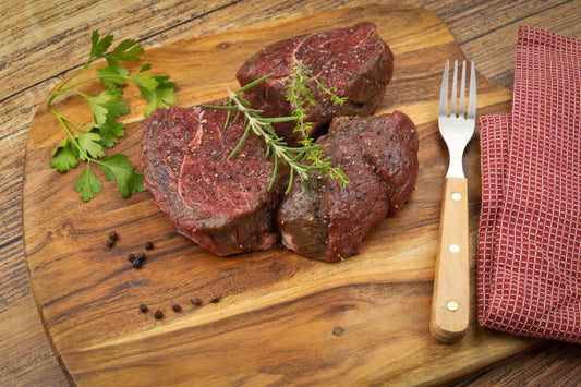 Pavé de rumsteak de bœuf race CHAROLAISE - 10x180g (1.8kg)